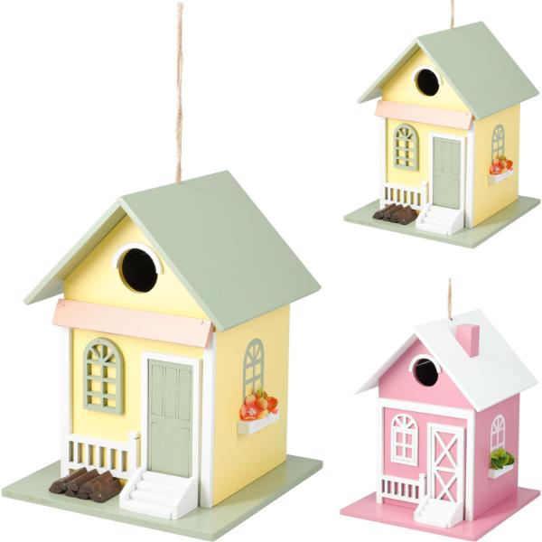 Coloured Bird House