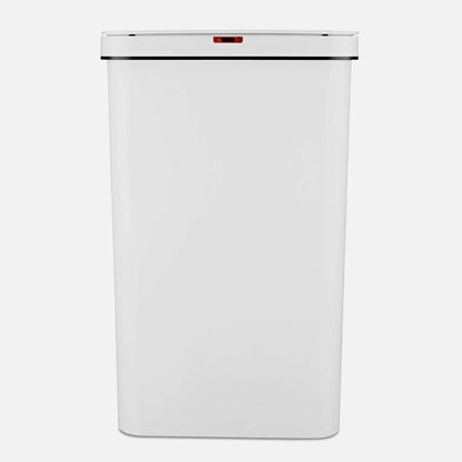 50L Rectangular Sensor Bin White