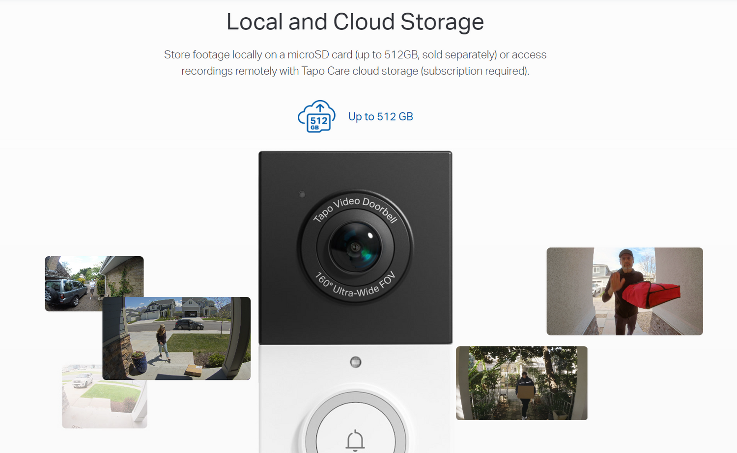 Tapo D210 2K 3MP Video Doorbell Camera