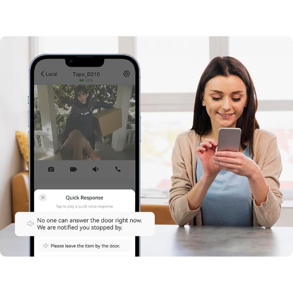 Tapo D210 2K 3MP Video Doorbell Camera