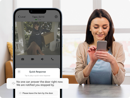 Tapo D210 2K 3MP Video Doorbell Camera