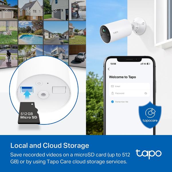 Tapo C410 KIT 2K 3MP Solar-Powered Security Camera Kit