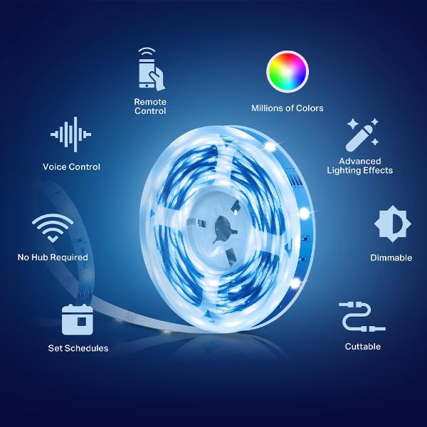 Tapo L900-5 Smart WiFi Light Strip Multicolour 5m