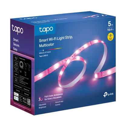 Tapo L900-5 Smart WiFi Light Strip Multicolour 5m
