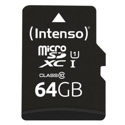 Intenso microSD Card UHS-I 64GB SDXC Premium - 90 MB/s