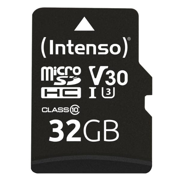 Intenso microSD Card UHS-I 32GB SDHC Professional - 100MB/s