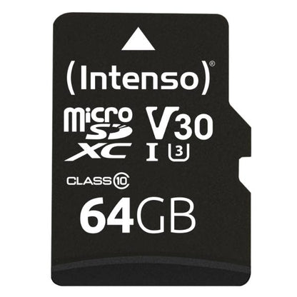 Intenso microSD Card UHS-I 64GB SDXC Professional - 100MB/s