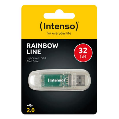 Intenso USB Flash Drive 2.0 32GB Rainbow Line - transparent