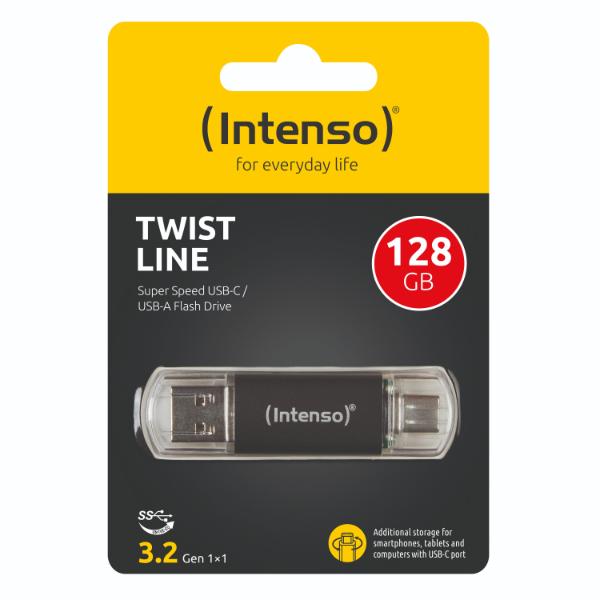 Intenso USB Flash Drive 3.2 128GB Twist Line