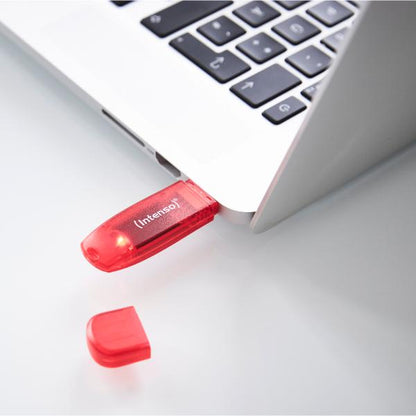 Intenso USB Flash Drive 2.0 128GB Rainbow Line -red
