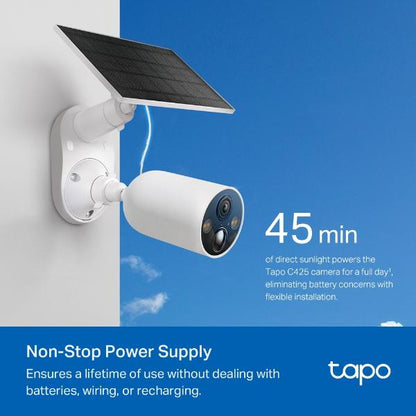 Tapo Solar-Powered Security Camera Kit