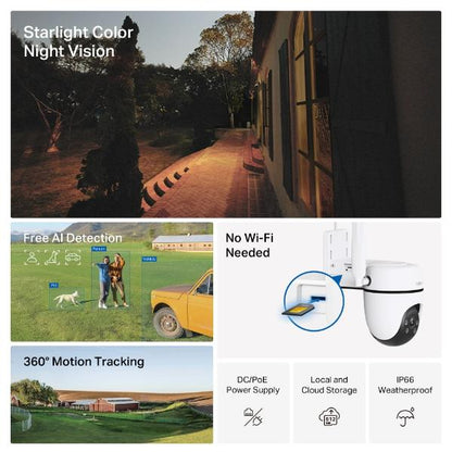 Tapo Outdoor Pan/Tilt 4G LTE Camera