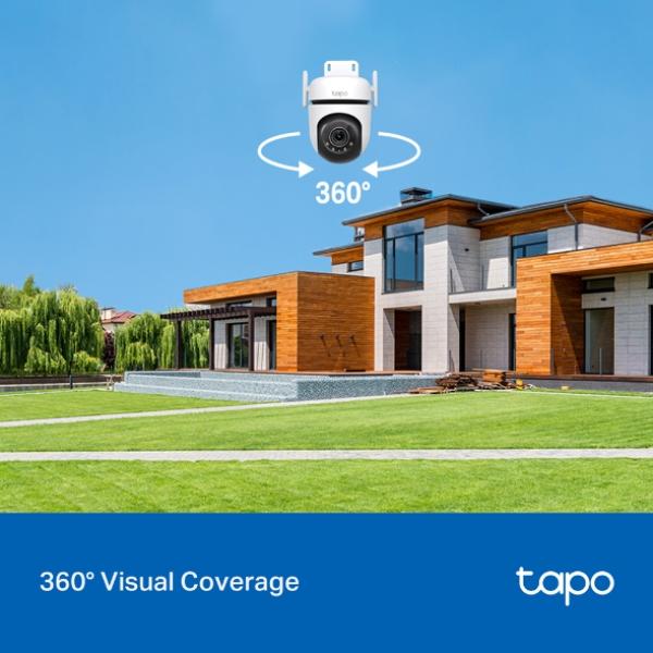 Tapo Outdoor Pan/Tilt Security Wi-Fi Camera