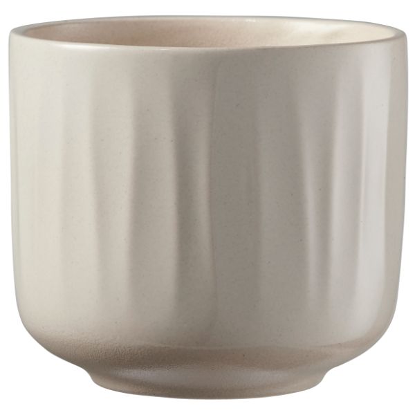 SK Indoor Pot  Bagua Cream Glaze D19Cm X H17Cm