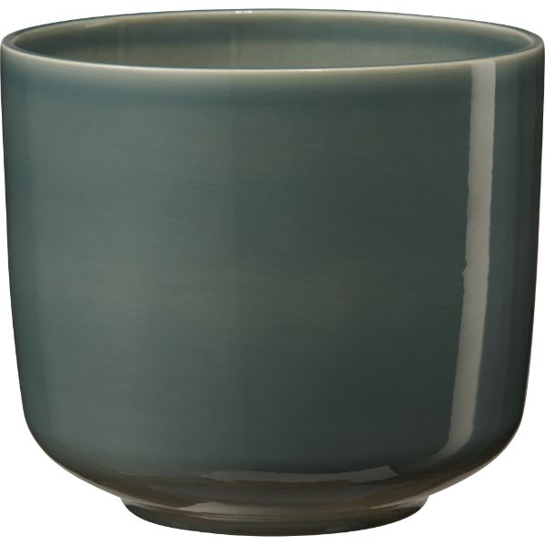 SK Indoor Pot  Bari High-Gloss Green-Blue D24Cm X H22Cm