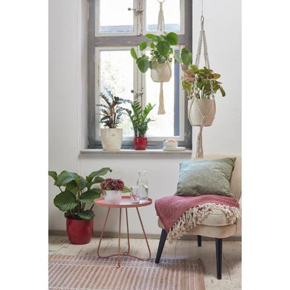 SK Extra Large Indoor Pot Basel Shiny White 41cm H35xD41cm