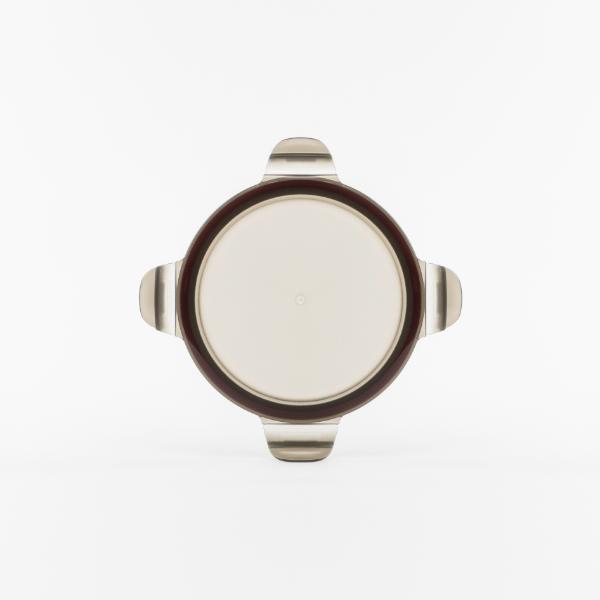 Candl Cuitisan Flora Round Stainless Steel Microwaveable Container 640Ml