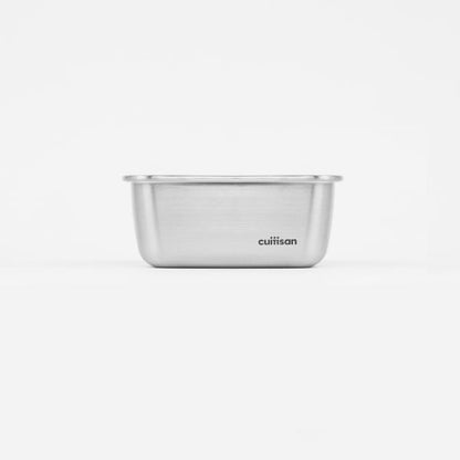 Candl Cuitisan Flora Rectangular Stainless Steel Microwaveable Container 980Ml