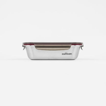 Candl Cuitisan Flora Rectangular Stainless Steel Microwaveable Container 1100Ml