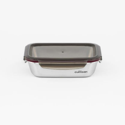 Candl Cuitisan Flora Rectangular Stainless Steel Microwaveable Container 1100Ml