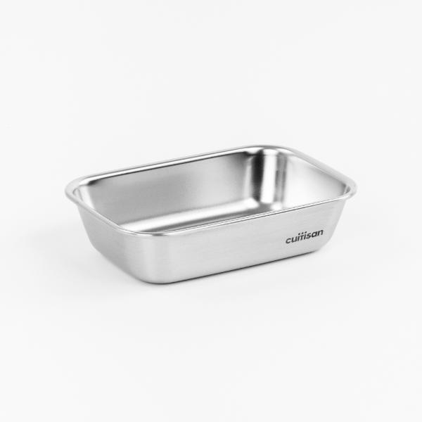 Candl Cuitisan Flora Rectangular Stainless Steel Microwaveable Container 1100Ml