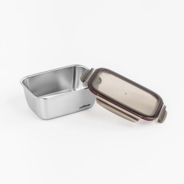 Candl Cuitisan Flora Rectangular Stainless Steel Microwaveable Container 1800Ml