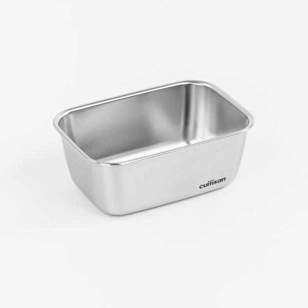 Candl Cuitisan Flora Rectangular Stainless Steel Microwaveable Container 1800Ml