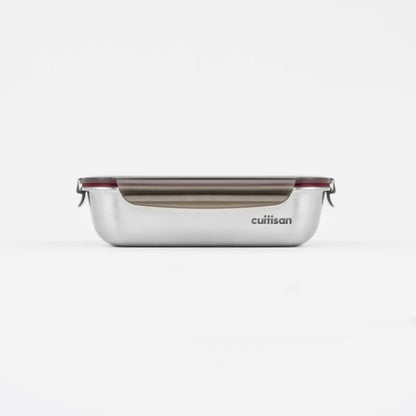 Candl Cuitisan Flora Rectangular Stainless Steel Microwaveable Container 1900Ml