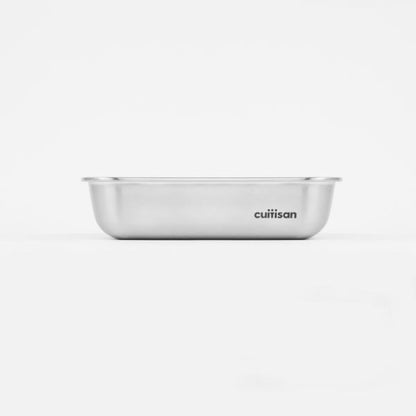 Candl Cuitisan Flora Rectangular Stainless Steel Microwaveable Container 1900Ml