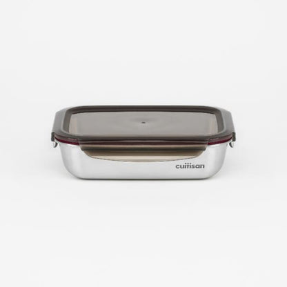Candl Cuitisan Flora Rectangular Stainless Steel Microwaveable Container 1900Ml