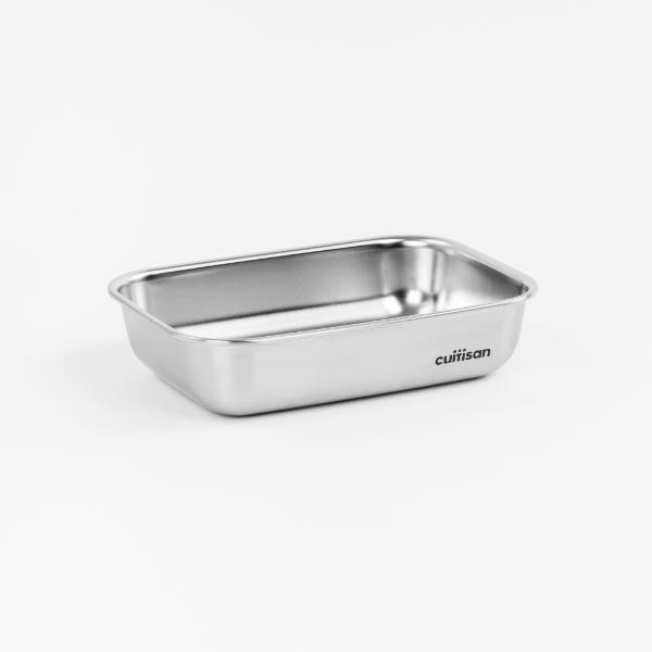Candl Cuitisan Flora Rectangular Stainless Steel Microwaveable Container 1900Ml