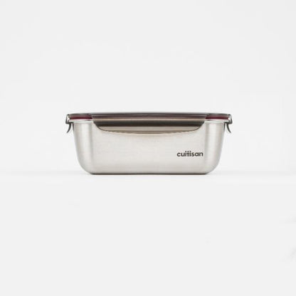 Candl Cuitisan Flora Rectangular Stainless Steel Microwaveable Container 2800Ml