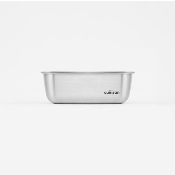 Candl Cuitisan Flora Rectangular Stainless Steel Microwaveable Container 2800Ml