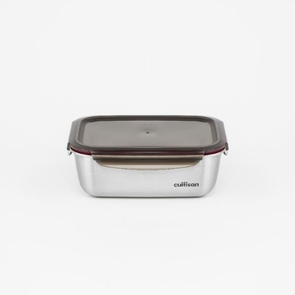 Candl Cuitisan Flora Rectangular Stainless Steel Microwaveable Container 2800Ml