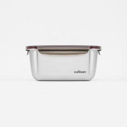 Candl Cuitisan Flora Rectangular Stainless Steel Microwaveable Container 3600Ml