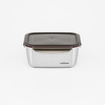 Candl Cuitisan Flora Rectangular Stainless Steel Microwaveable Container 3600Ml