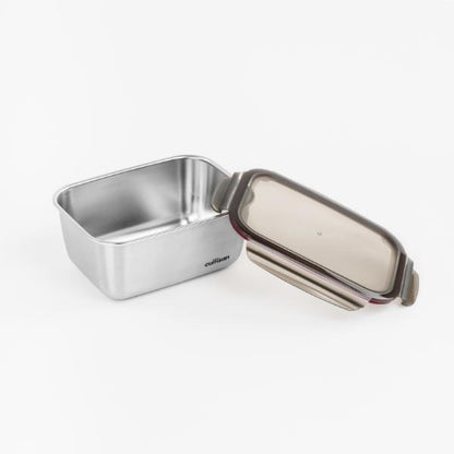 Candl Cuitisan Flora Rectangular Stainless Steel Microwaveable Container 3600Ml