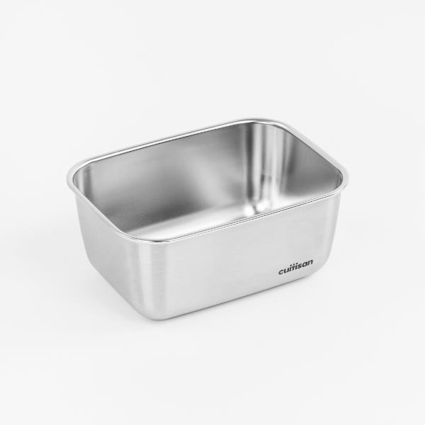 Candl Cuitisan Flora Rectangular Stainless Steel Microwaveable Container 3600Ml
