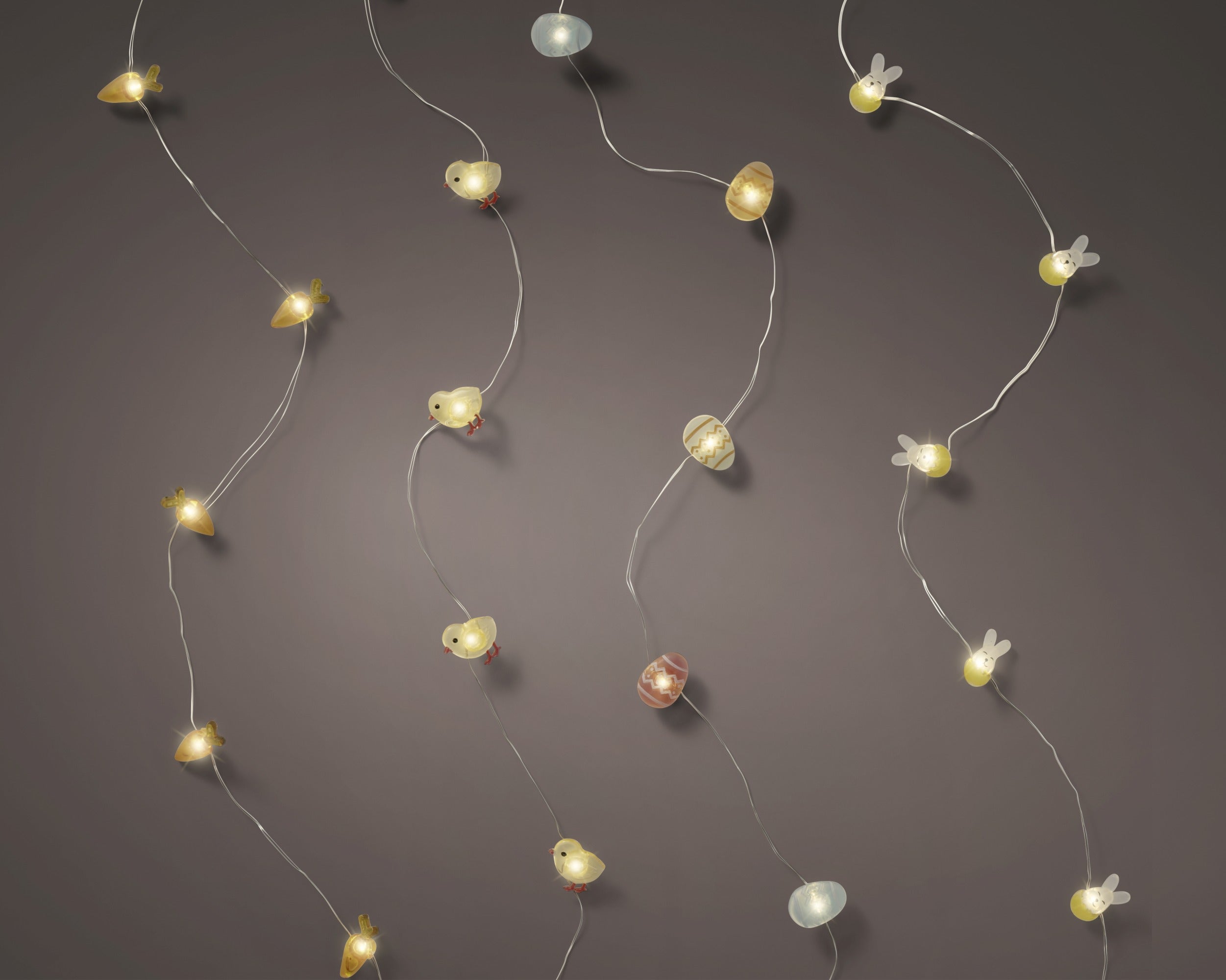Easter Micro Led Lights 4 Assorted 