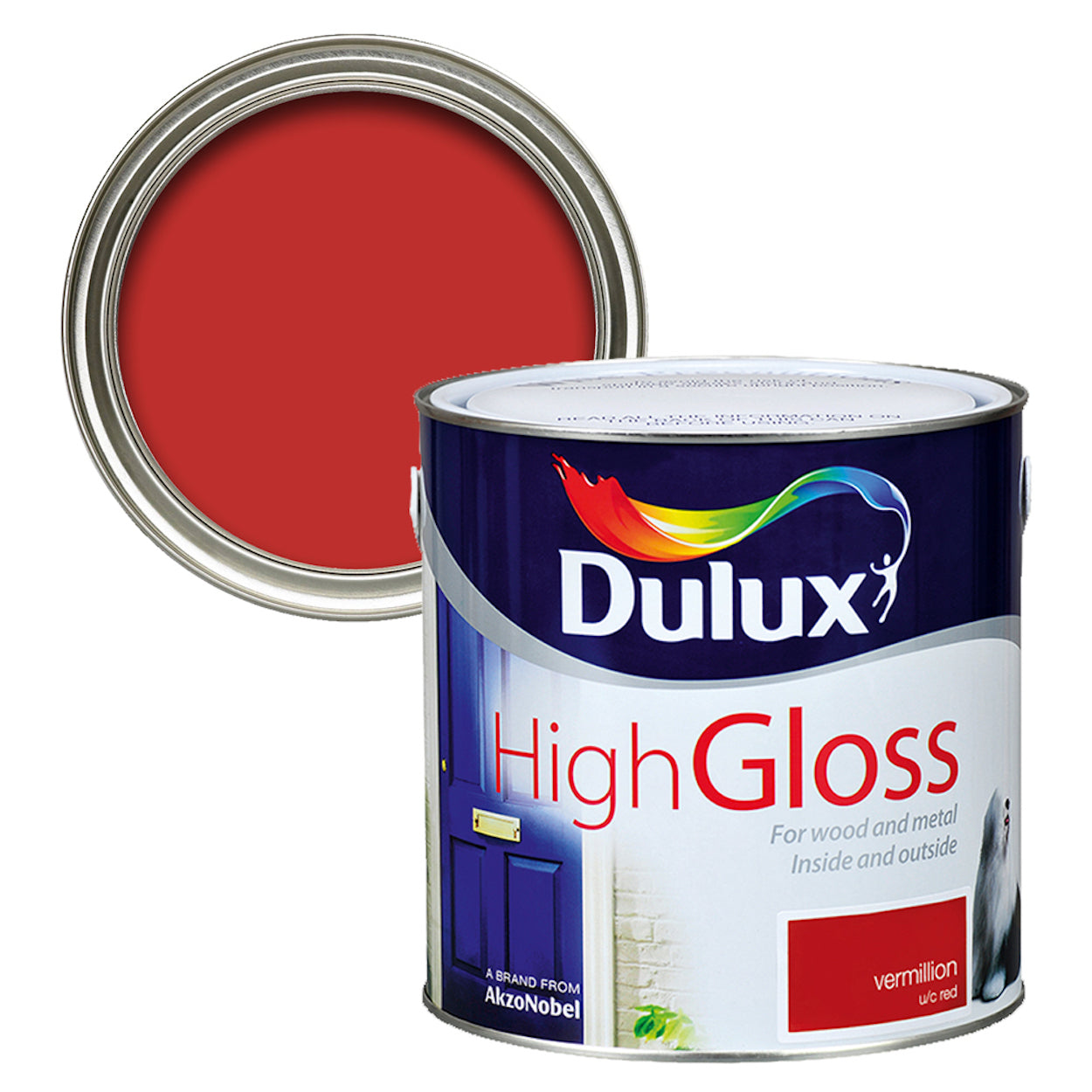 Dulux High Gloss Vermillion 2.5L