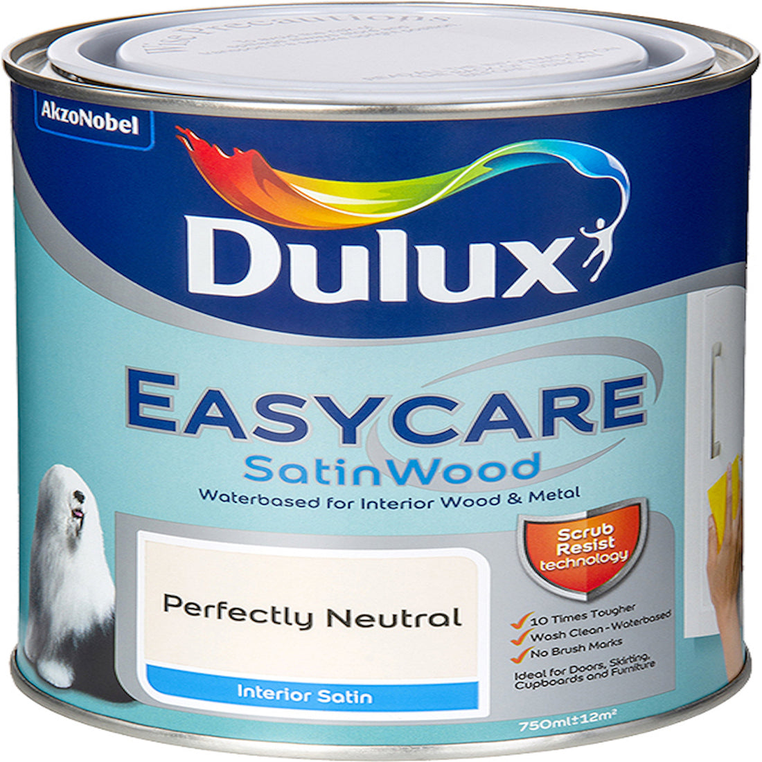 Dulux Easycare Satinwood Perf/Neutral 750Ml