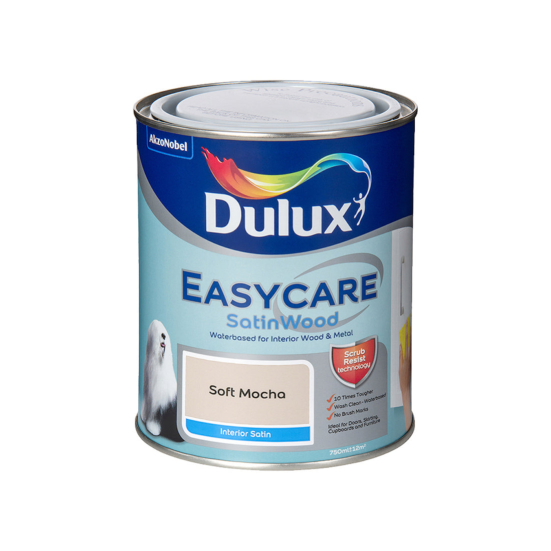 Dulux Easycare Satinwood Soft Mocha 750Ml