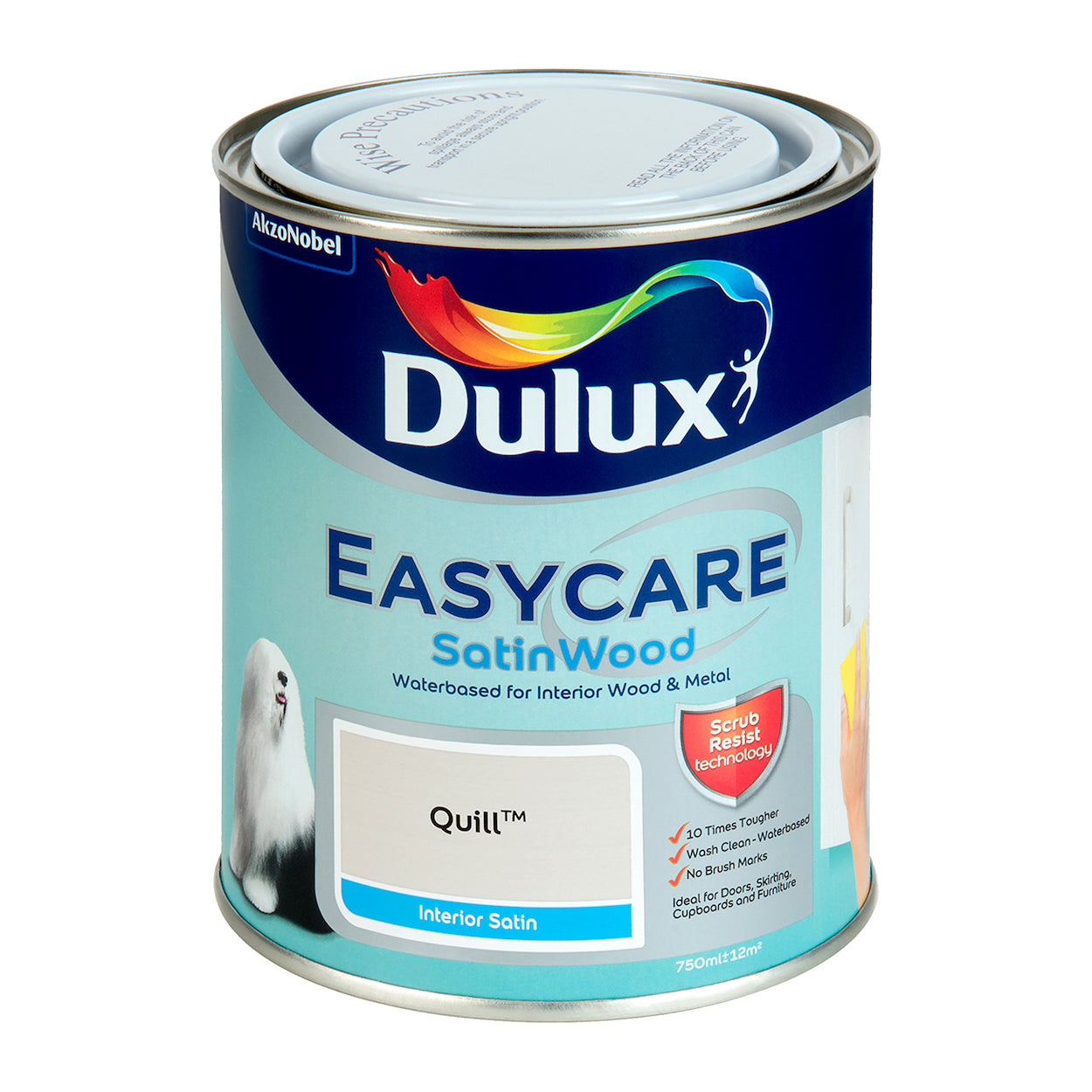 Dulux Easycare Satinwood Quill 750Ml