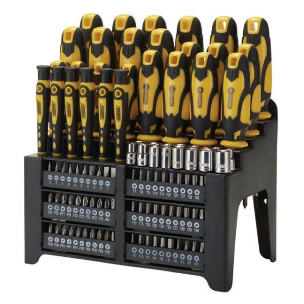 Draper Yellow Screwdriver and Bit 103 Piece Set 