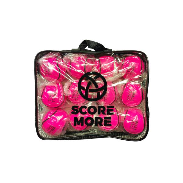 Score More Wall Ball Sliotar Pink S4