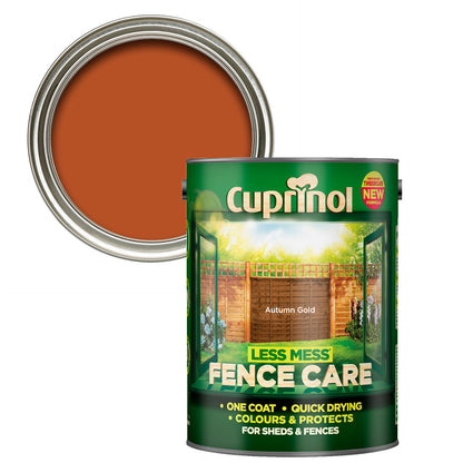 Cuprinol Less Mess Fence Care Rustic Brown 5L