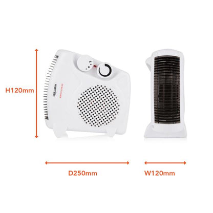 Warmlite  2000W Fan heater White