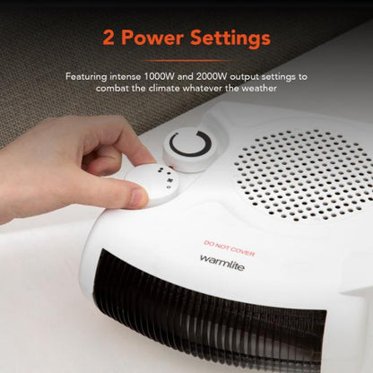 Warmlite  2000W Fan heater White
