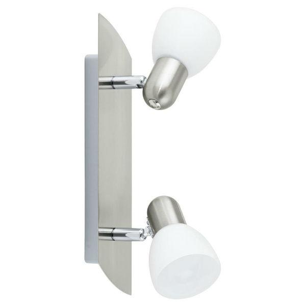 Eglo Enea 2-Light Wall/Ceiling Light - Matt Nickel