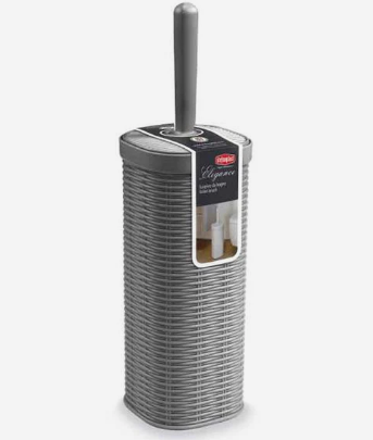 Elegance Toilet Brush Set - Light Grey